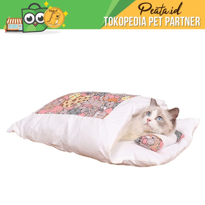 Tempat Tidur Premium Anjing Kucing Lucu Dog Cat Bed LARGE Anggora Pom