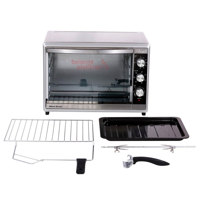 Oxone Giant Oven Listrik Stainless 52 Liter Ox-899Rcs Grill
