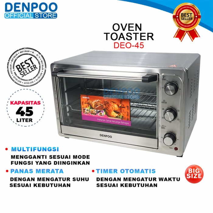 Denpoo Oven Listrik Deo 45