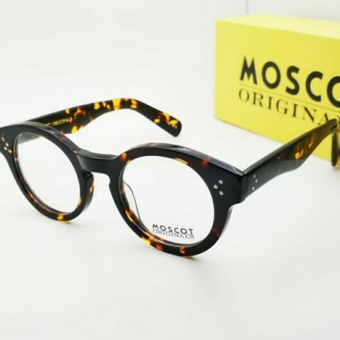 Frame Kacamata Pria Bulat Moscot Grunya Premium Grade Original