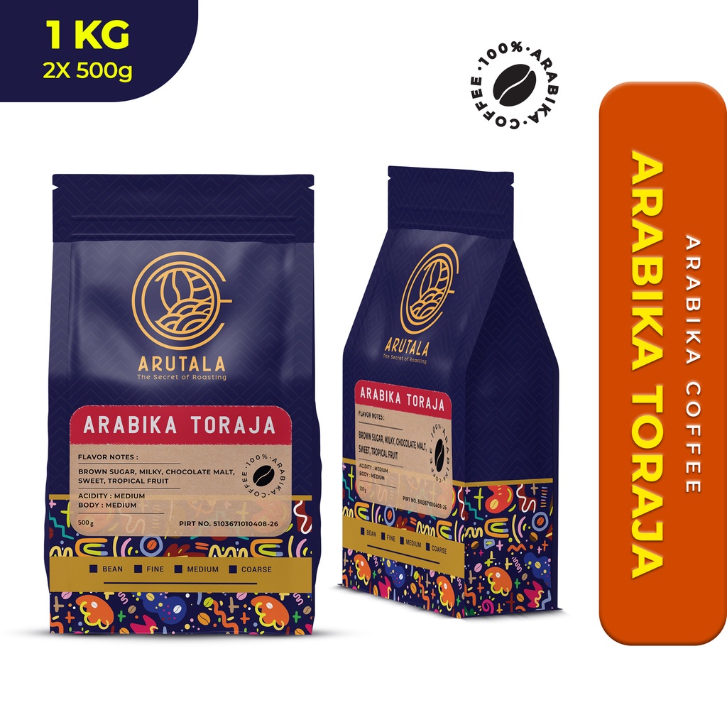 

ARUTALA Kopi Arabika Toraja Sapan 1KG