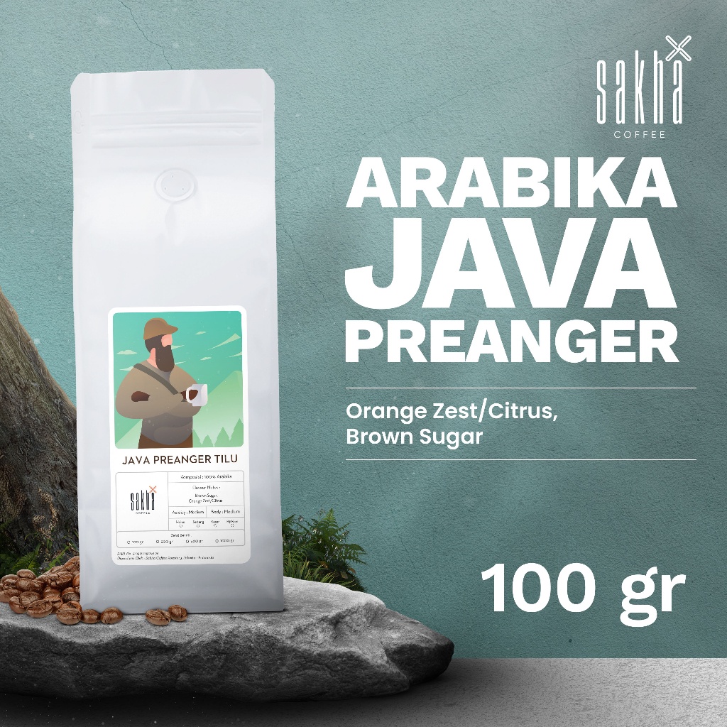 

Kopi Arabika Java Preanger Tilu Pangalengan Tiwus Arabica Coffee 100gr Biji Bubuk Coffe Roasted