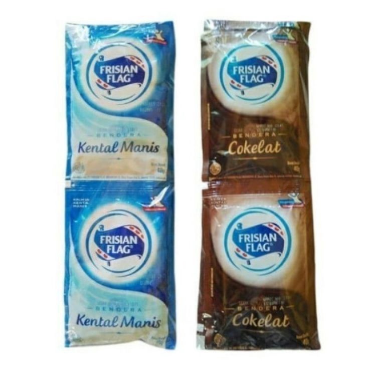 

JCQF8611 Susu kental manis bendera frisian flag renceng 6 sachet