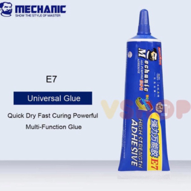 

6.6 STOK READY Lem Adhesive Lem Lcd Touchscreen Mechanic E7 Super Lengket 50ml