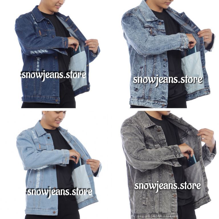Miliki sekarangB6n1M jaket jeans sanwash /jaket jeans murah / jaket jeans pria/jaket jeans / jaket j