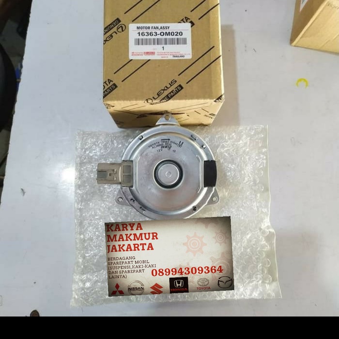 Motor Fan Radiator - Cooling Fan Toyota Yaris - New Vios 2007-2012 terbaik