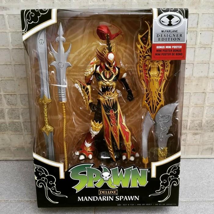 [[[ PROMO ]]] MCFARLANE TOYS DELUXE MANDARIN SPAWN RED DESIGNER EDITION