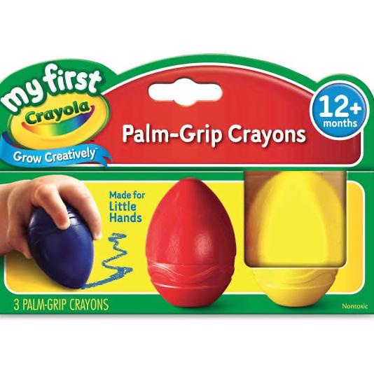 

CRAYOLA MY FIRST CRAYOLA EGG SHAPED CRAYONS EASY PALM GRIP ORIGINAL