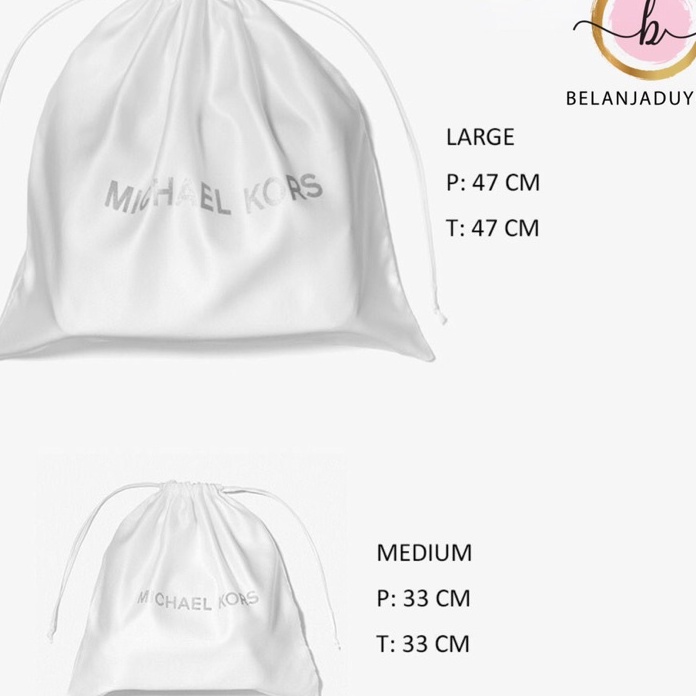 Baru MICHAEL KORS Dustbag Original 100% Sarung Tas Pelindung Debu.