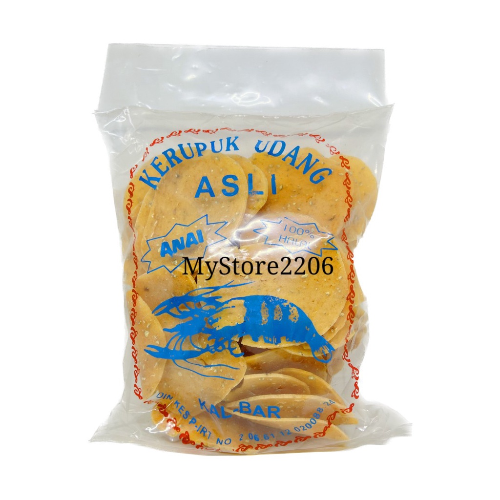 

Kerupuk Udang (Dengan Lada) Siap Goreng Merek Anai