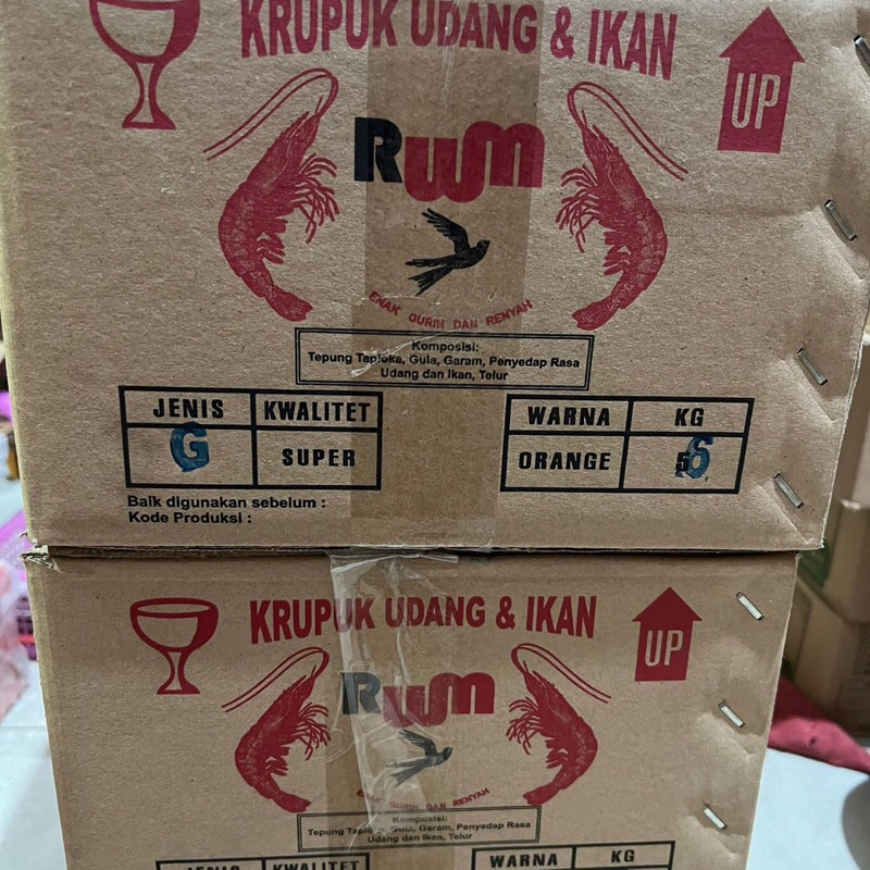 

Kerupuk / Krupuk Udang Ikan Rwm Gondang 500 Gr