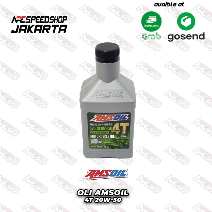 Terlaris Oli Amsoil 20W50 Motorcycle Oil 100% Synthetic Oli Motor
