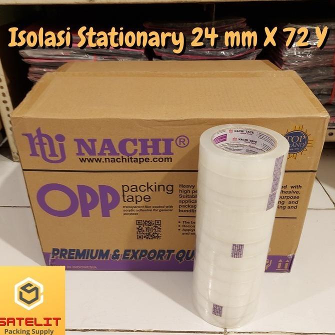 

>*>*>*>*] Isolasi Stationary 24 mm X 72 Yard - Transparant