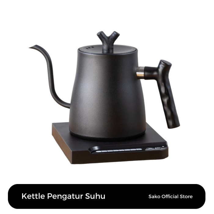 Kettle Leher Angsa Elektrik 1000Ml Pengatur Suhu Gooseneck Electric