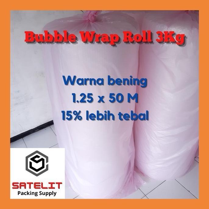 

(:(:(:(] BUBBLE WRAP ROLL 3KG BENING KEMASAN PACKING