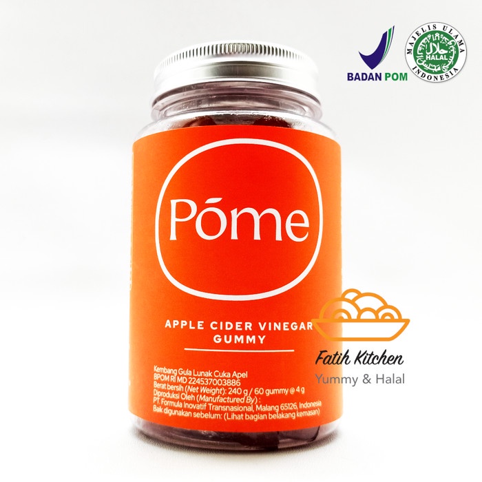 

Pome ACV Gummy Cuka Apel Cider Vinegar Suplemen Diet Vegan Detox