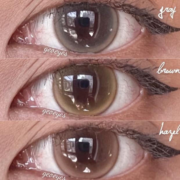 PROMO MURAH Softlens Kitty Kawaii Bambi - Soflens Warna Gray Brown dan Hazel bisa Minus 3alpoban