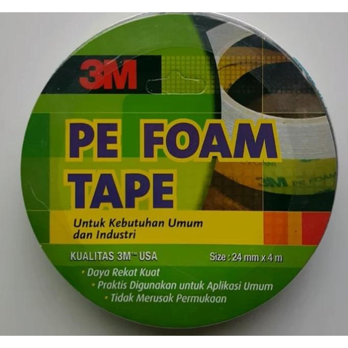 

] ORGINAL DOUBLE TAPE BUSA 3M Pe Foam Tape 24mm x 4M ORIGINAL