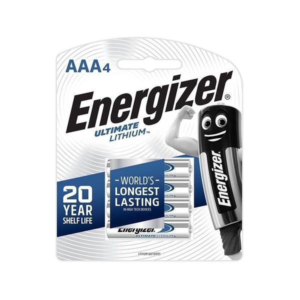 Baterai Energizer Lithium A3 AAA Isi 4