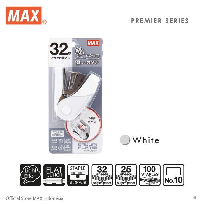 

Terlaris Max Stapler Hd-10Fl3K White