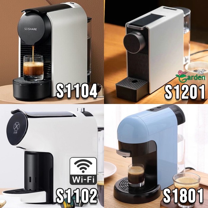 SCISHARE Mesin Kopi Espresso Coffee Maker for Nespresso Capsule