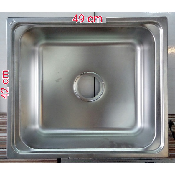 Sink / Tempat Cuci Piring 1 Lubang + Afur Stainless Ready