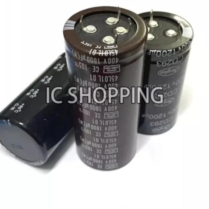 Capasitor Elko 1000Uf 450V/400V - Kapasitor Elko 450V 1000Uf Original