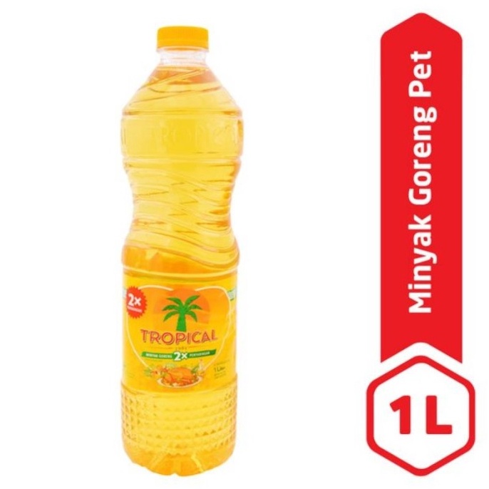 

10.10 SALE minyak goreng tropical 1 liter kemasan botol