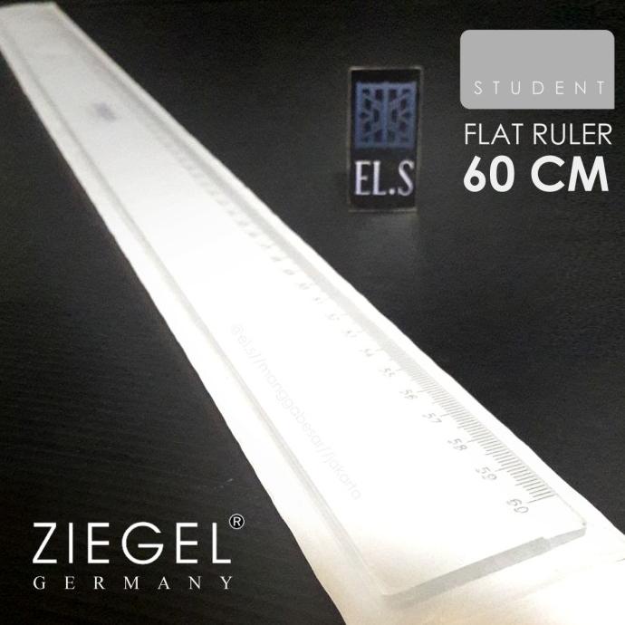 

Ziegel Flat Ruler 60 Cm (Penggaris)