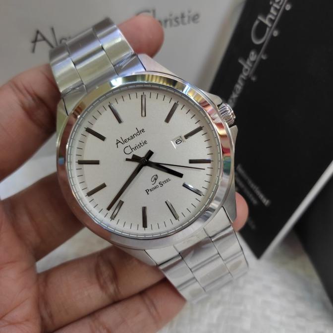 DiskonSale Jam PRIA ORIGINAL Alexandre Christie Ac 1026 MD Stainless Murah 1033