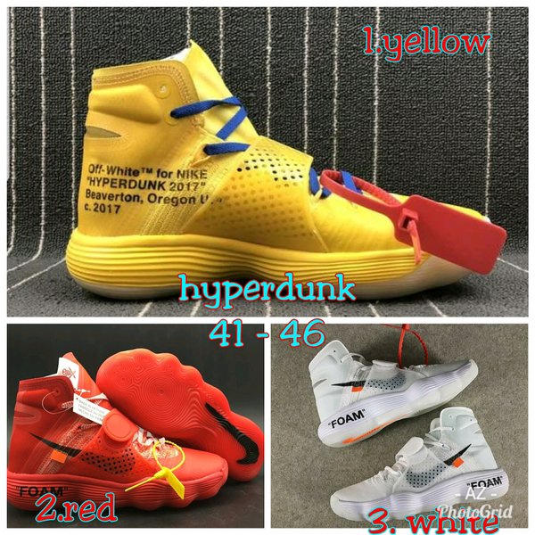 Sepatu Basket Nike Hyperdunk Off White PREMIUM