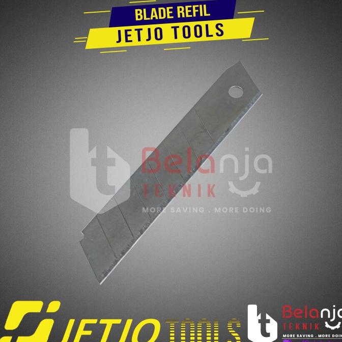 

Gratis Ongkir JETJO TOOLS Blade Refil 18 MM Isi Mata Pisau Cutter 18mm 10 PCS Kater Jaminan Terbaik (bt00tkkt)