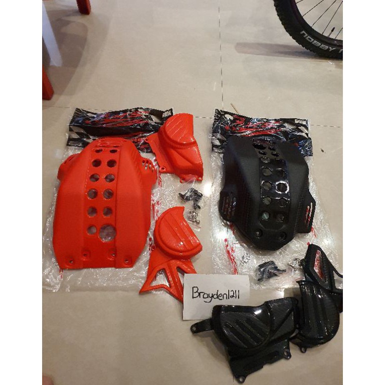 TERLARIS TUTUP MESIN SET CRF150/ENGINE GUARD CRF150/TUTUP MESIN CRF SRX/ TUTUP MESIN HONDA CRF 150 N