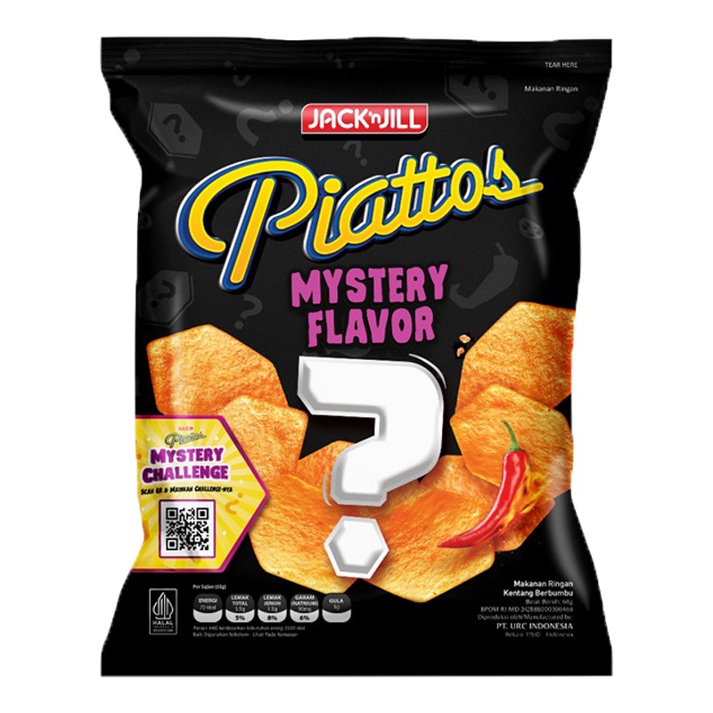 

Piattos Snack Kentang Mystery Flavor 68 g