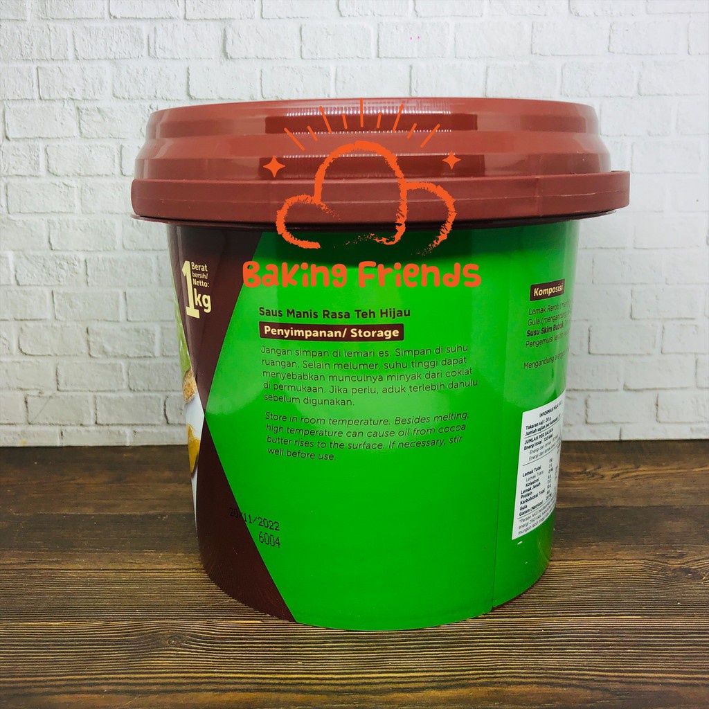

Goldenfil Green Tea Crunchy 1Kg/Goldenfill Selai Matcha Krsipi 1 Kg/Teh Hijau