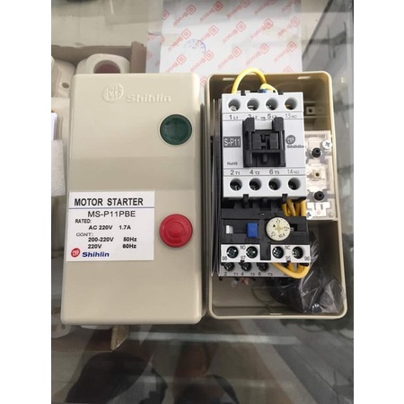 DOL Starter - Magnetic Switch Shihlin MS-P11PBE 220V 380V