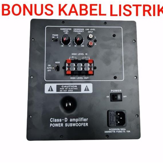 TERBARU! power kit subwoofer HT-200D class D paling mantap bro