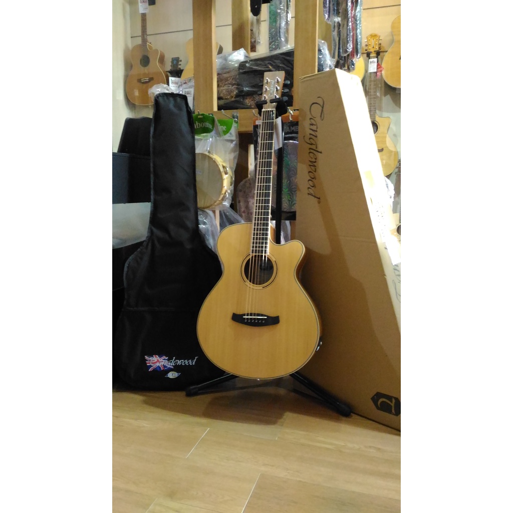Gitar Akustik Elektrik TANGLEWOOD DBT SFCE PW NT + SOFTBAG