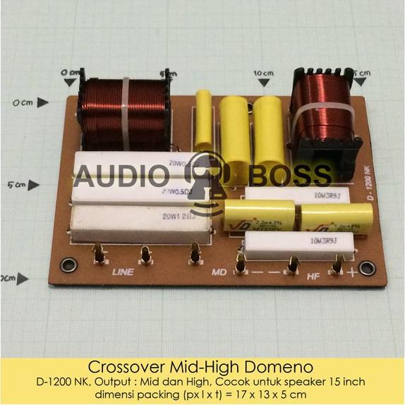 Crossover Pasif Mid High Domeno - Crossover Output Mid High D-1200 NK