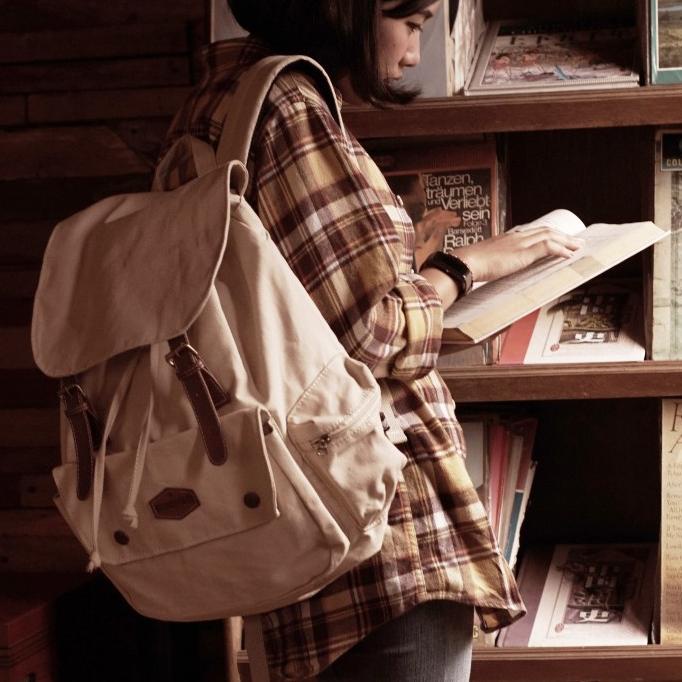 Tas Ransel Canvas DIVINCES - Arin Series