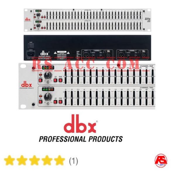 TERMURAH Murah  Equalizer DBX 231 S Silver