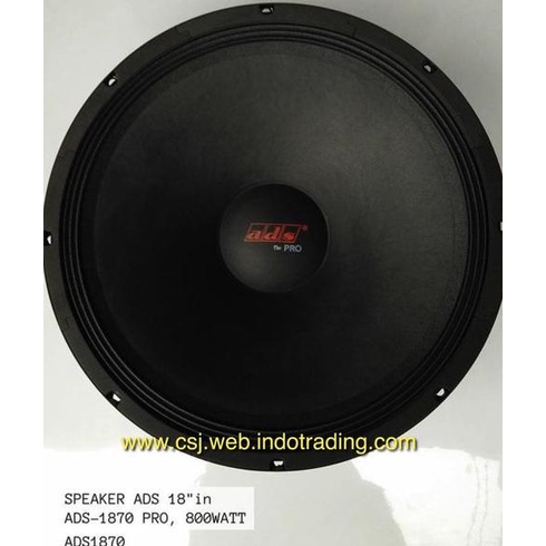 speaker ads 18 inch 1870 the pro