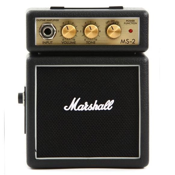 Marshall MS2 Mini Amplifier For Guitar Bass Sound