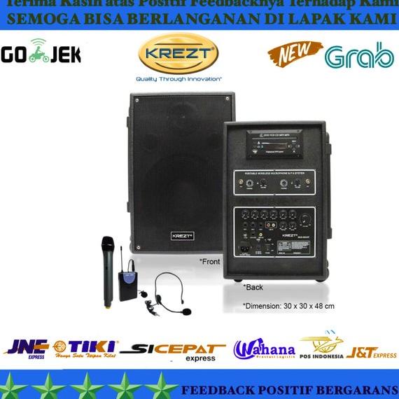 FREE ONGKIR Murah  Speaker Portable wireless KREZT WAS 09 UHF