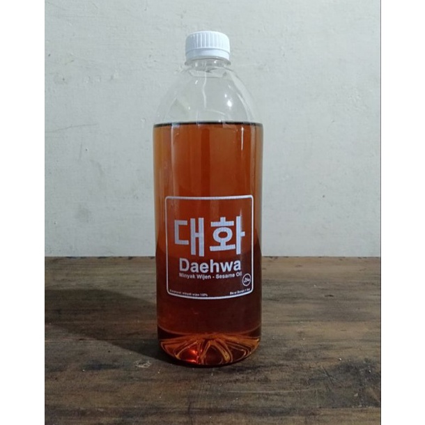 

Termurah dan terbaik >> 1 liter minyak wijen/sesame oil pure 100%/murni halal