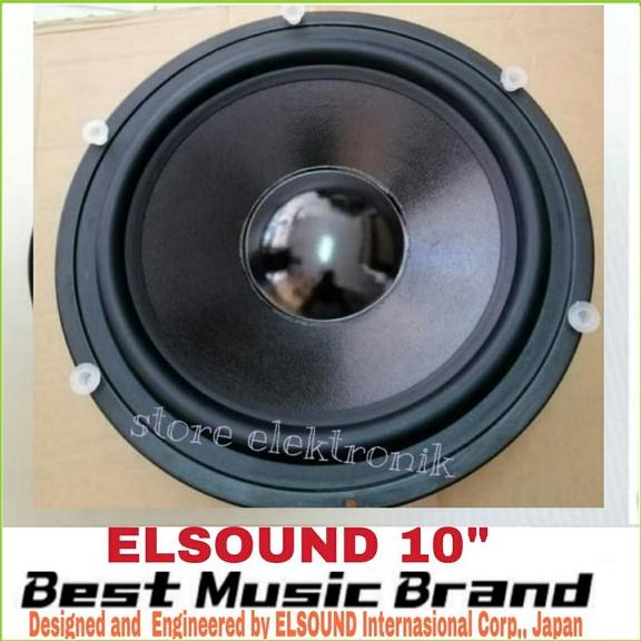 Speaker Elsound 10 Inch Woofer Bass Original