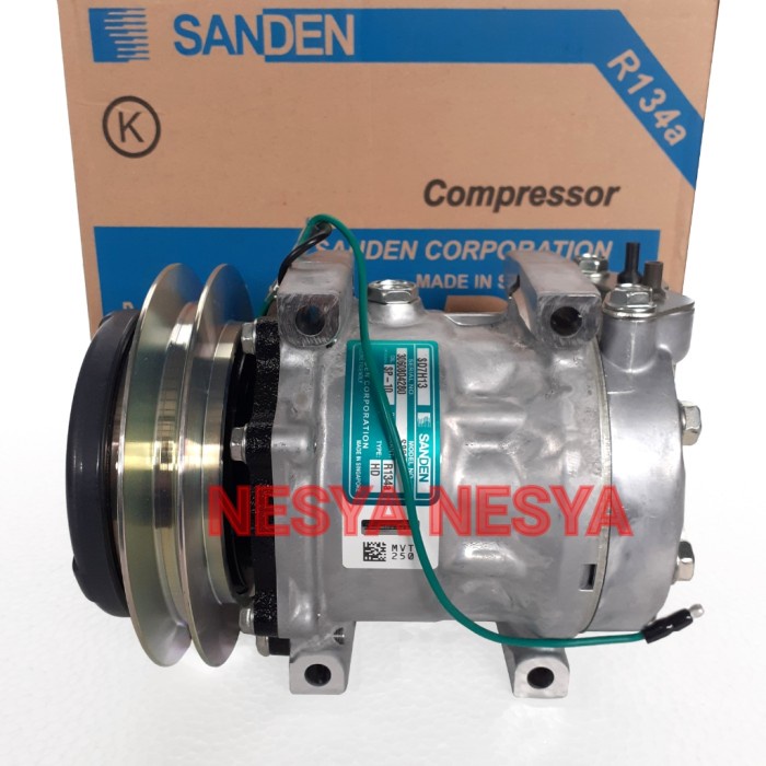 compresor kompresor ac sanden sd7h13 - 24v 24 volt - sanden ori best