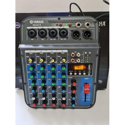 MIXER YAMAHA MG6CX MG 6 CX MG6 CX MINI 6 CHANNEL USB BLUETOOTH TERBAIK