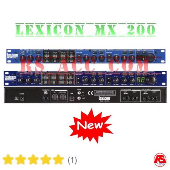 Procesor Effect Vocal Lengkap Lexicon Mx 200 (Original)