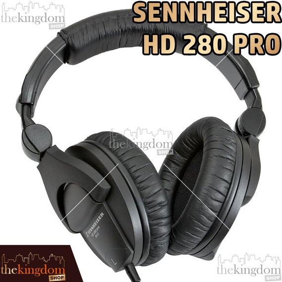 Sennheiser HD 280 PRO Headphone Over-Ear Hitam, 40mm Driver Dinamis, Impedansi 64 Ohm
